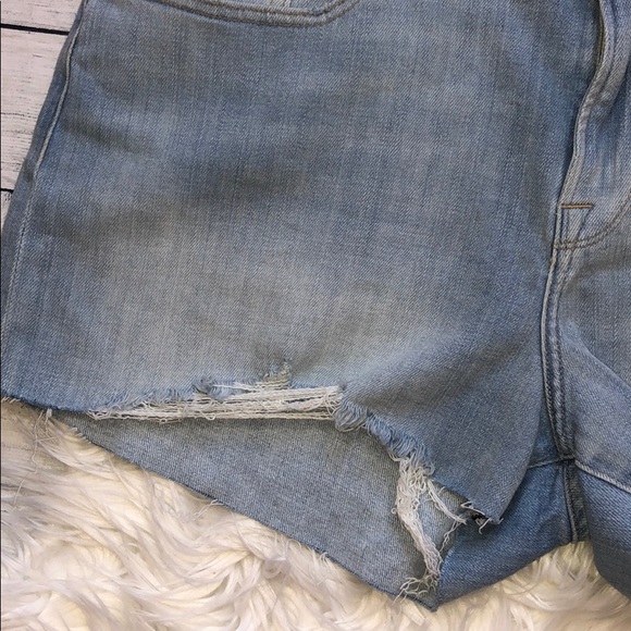 NWT Frame Denim Le Grand Garcon Raw Hem Shorts - Picture 4 of 8